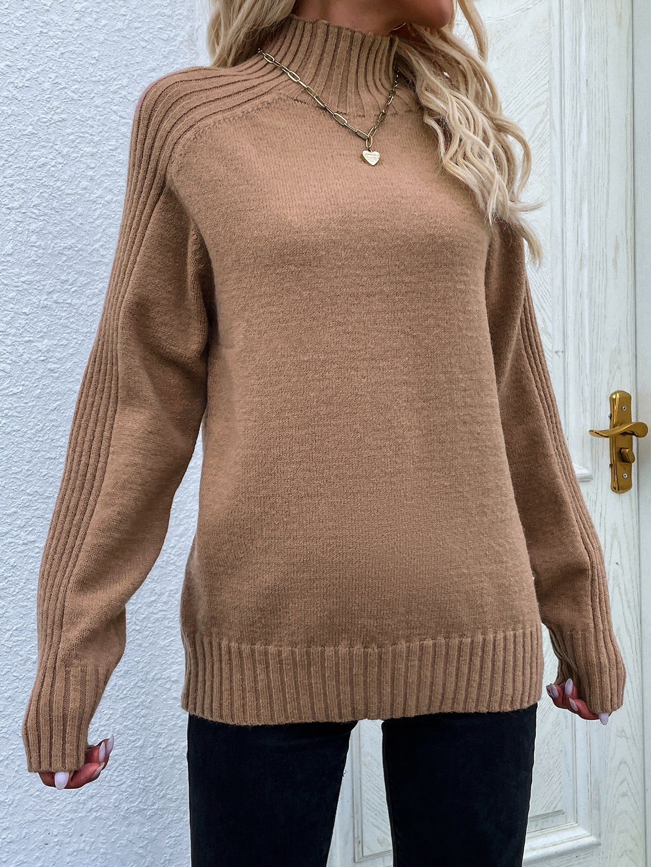 Fashionable Ease Loose Pullover Sweater