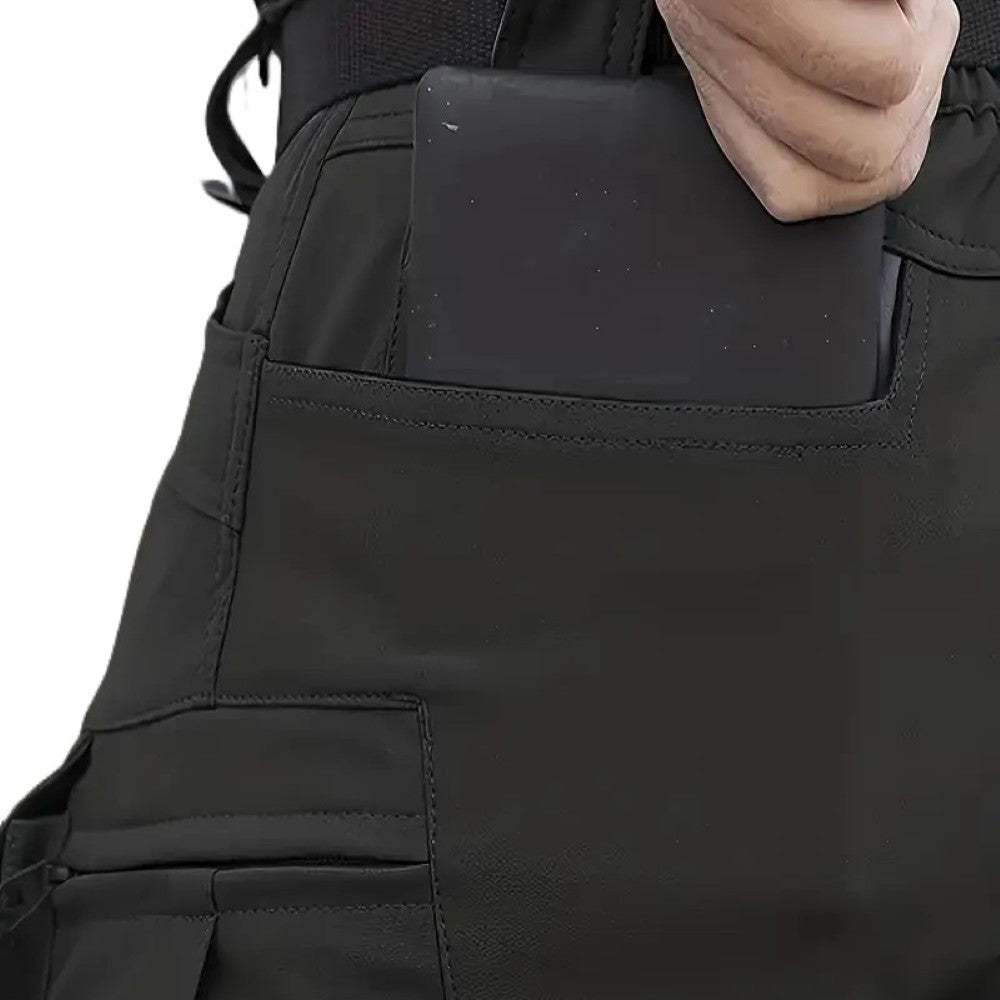 Fleece Lined Cargo Pants For Men With Tactical Design For Winter And Outdoor Hiking