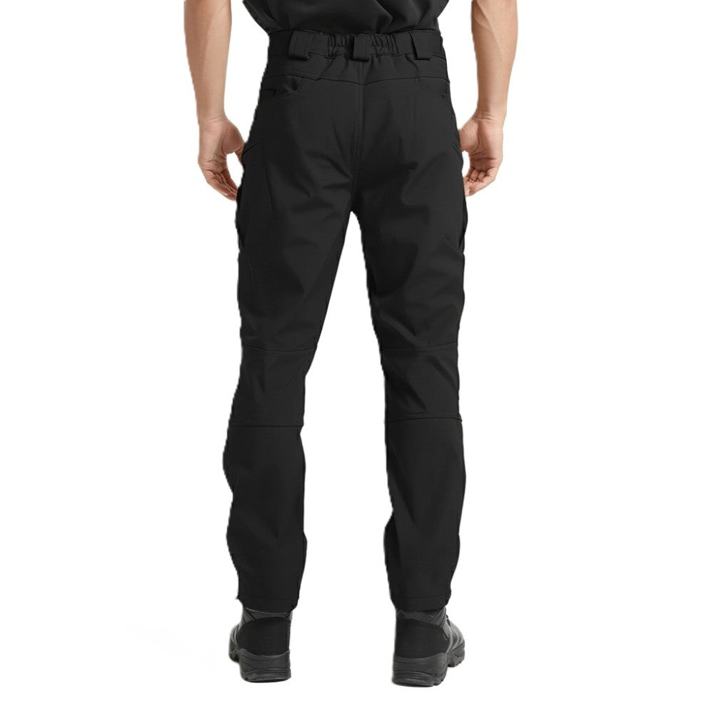 Fleece Lined Cargo Pants For Men With Tactical Design For Winter And Outdoor Hiking
