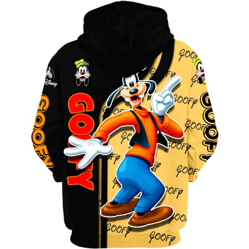 Goofy Comical Zip Up Hoodie