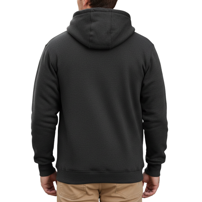Rain Defender Sherpa Lined Full Zip Hoodies With Midweight Warmth For Men
