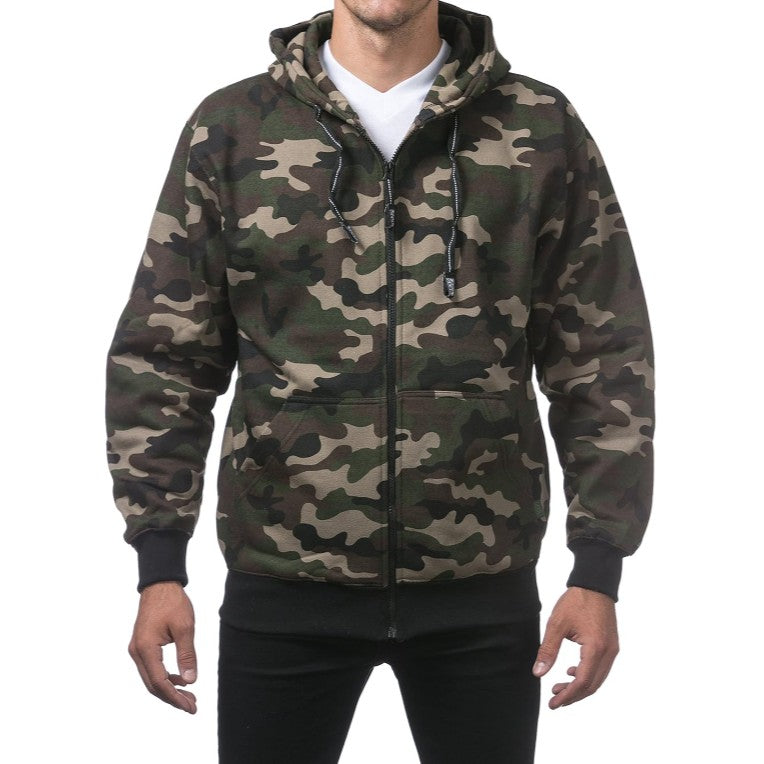 Heavyweight Full Zip Fleece Hoodie