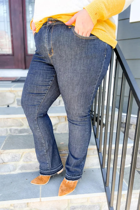 Jean bootcut taille haute Judy