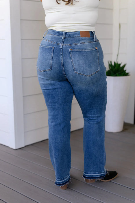 Judy – Bootcut-Jeans mit erhöhtem Bund