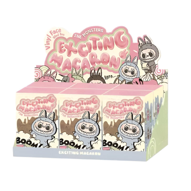 Labubu Energetic Thrilling Macaron Seated Collection Series