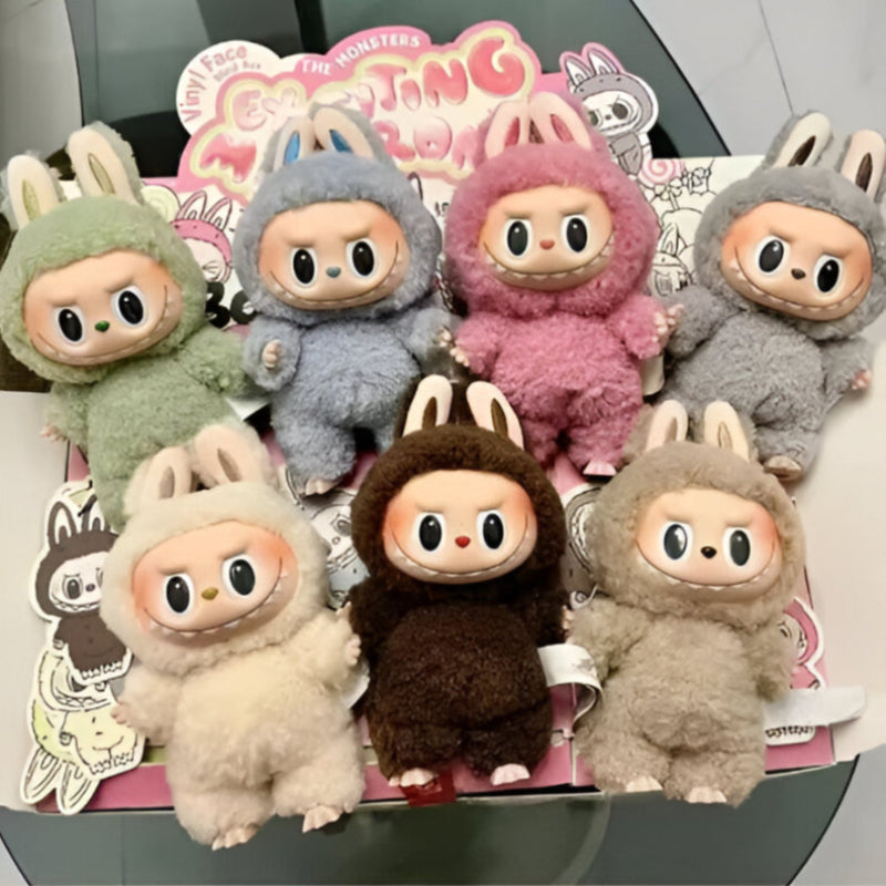 Labubu Energetic Thrilling Macaron Seated Collection Series