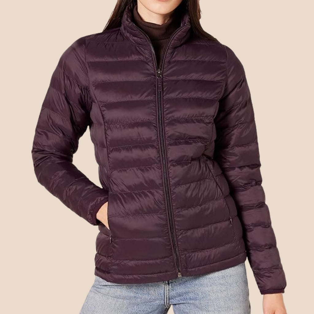 Lightweight Packable Puffer Jacket For Women