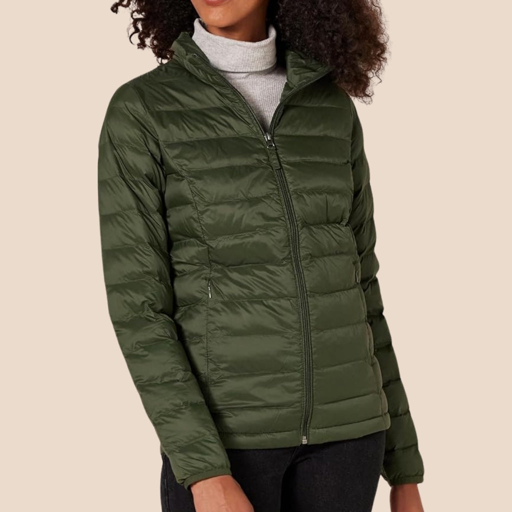 Lightweight Packable Puffer Jacket For Women