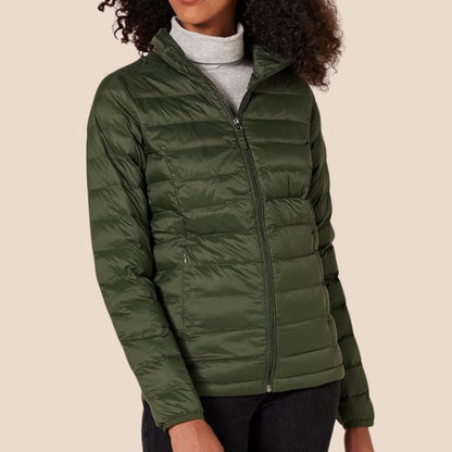 Lightweight Packable Puffer Jacket For Women