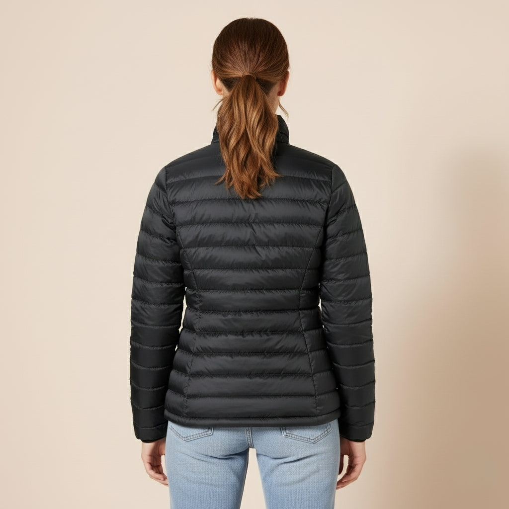 Lightweight Packable Puffer Jacket For Women