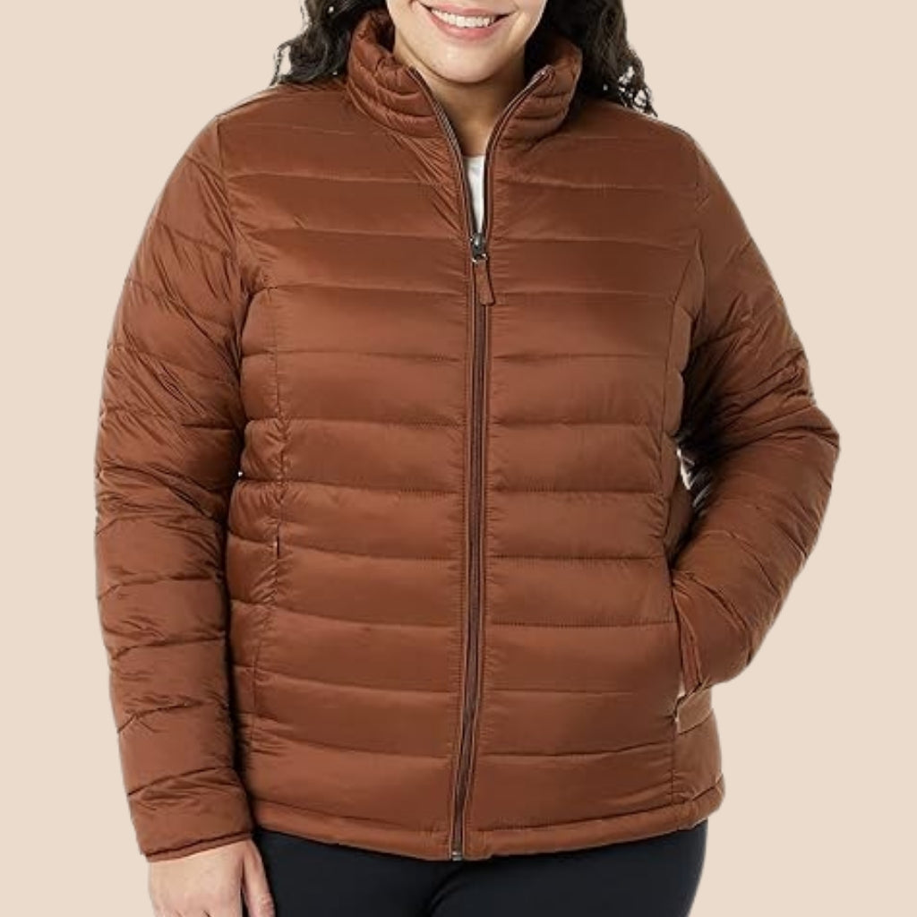 Lightweight Packable Puffer Jacket For Women
