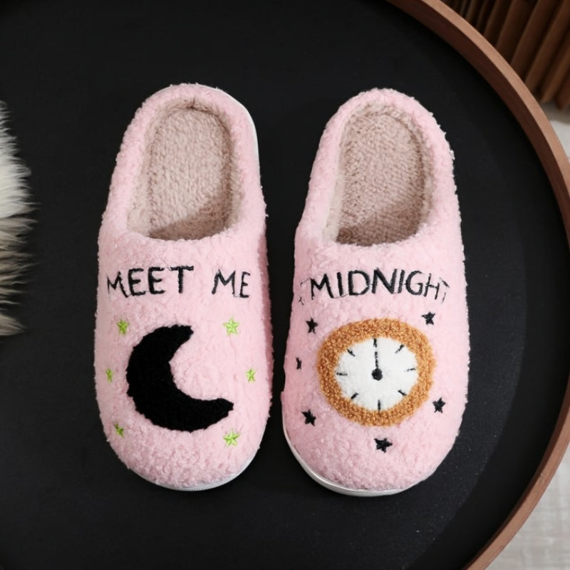 Meet Me At Midnight Slides Slippers