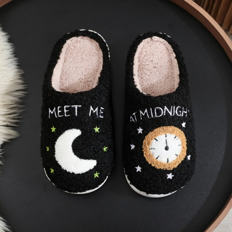 Meet Me At Midnight Slides Slippers