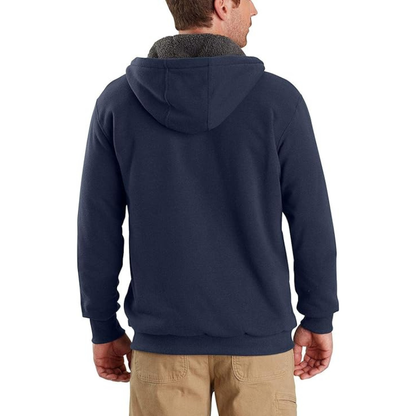 Rain Defender Sherpa Lined Full Zip Hoodies With Midweight Warmth For Men