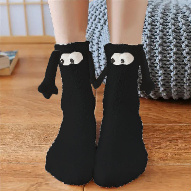 Christmas 3D Magnetic Couple Socks