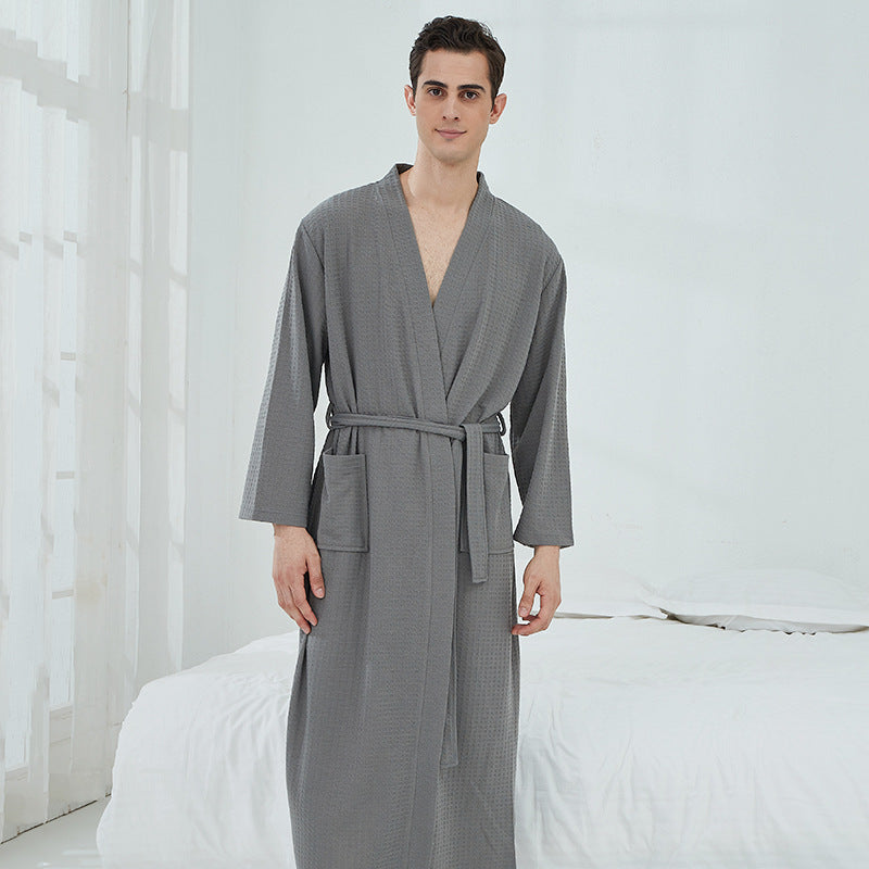 Sauna Thin Long Bathrobe