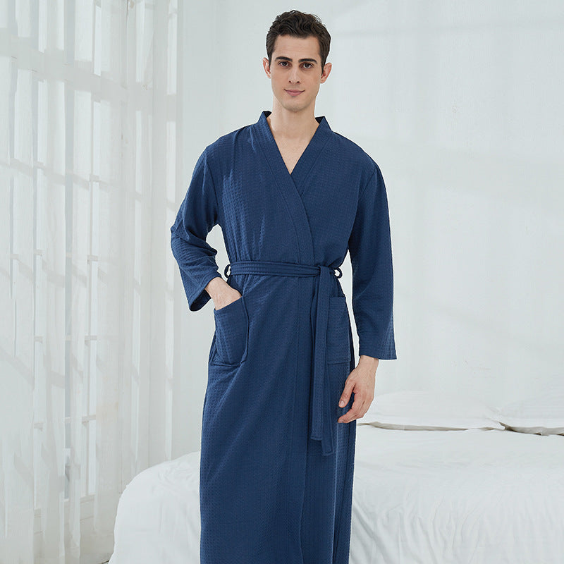 Sauna Thin Long Bathrobe