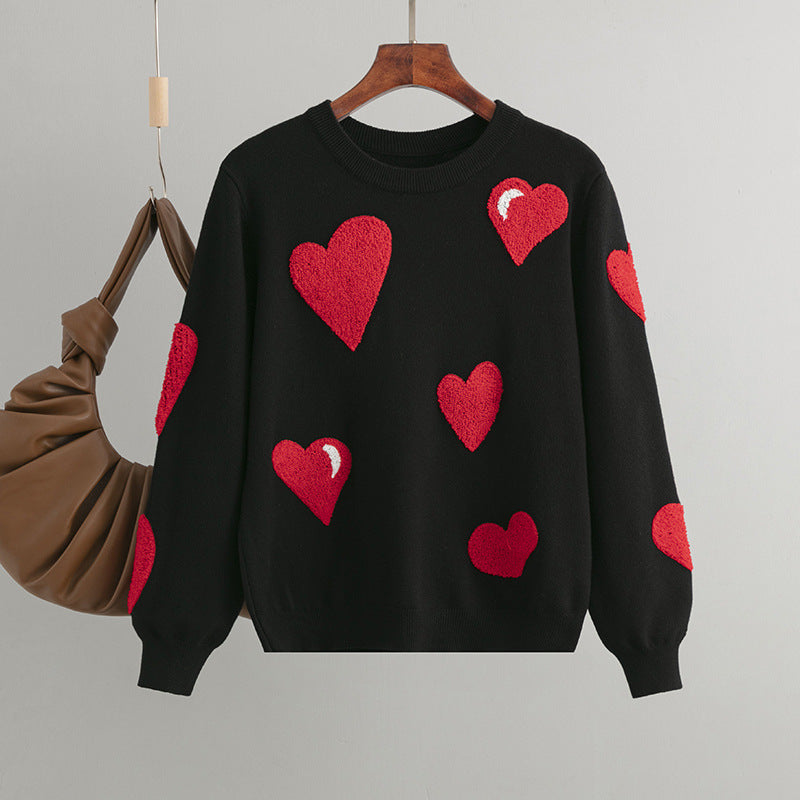 Design Embroidered Soft Pullover Sweater