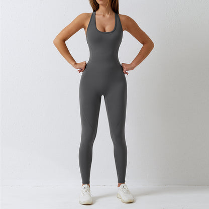 Aerial High Elastic One Piece Yoga Jumpsuit