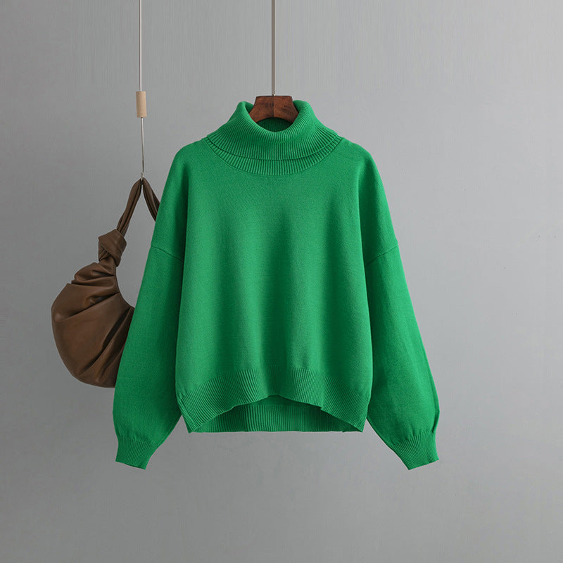 Pull court en tricot ample