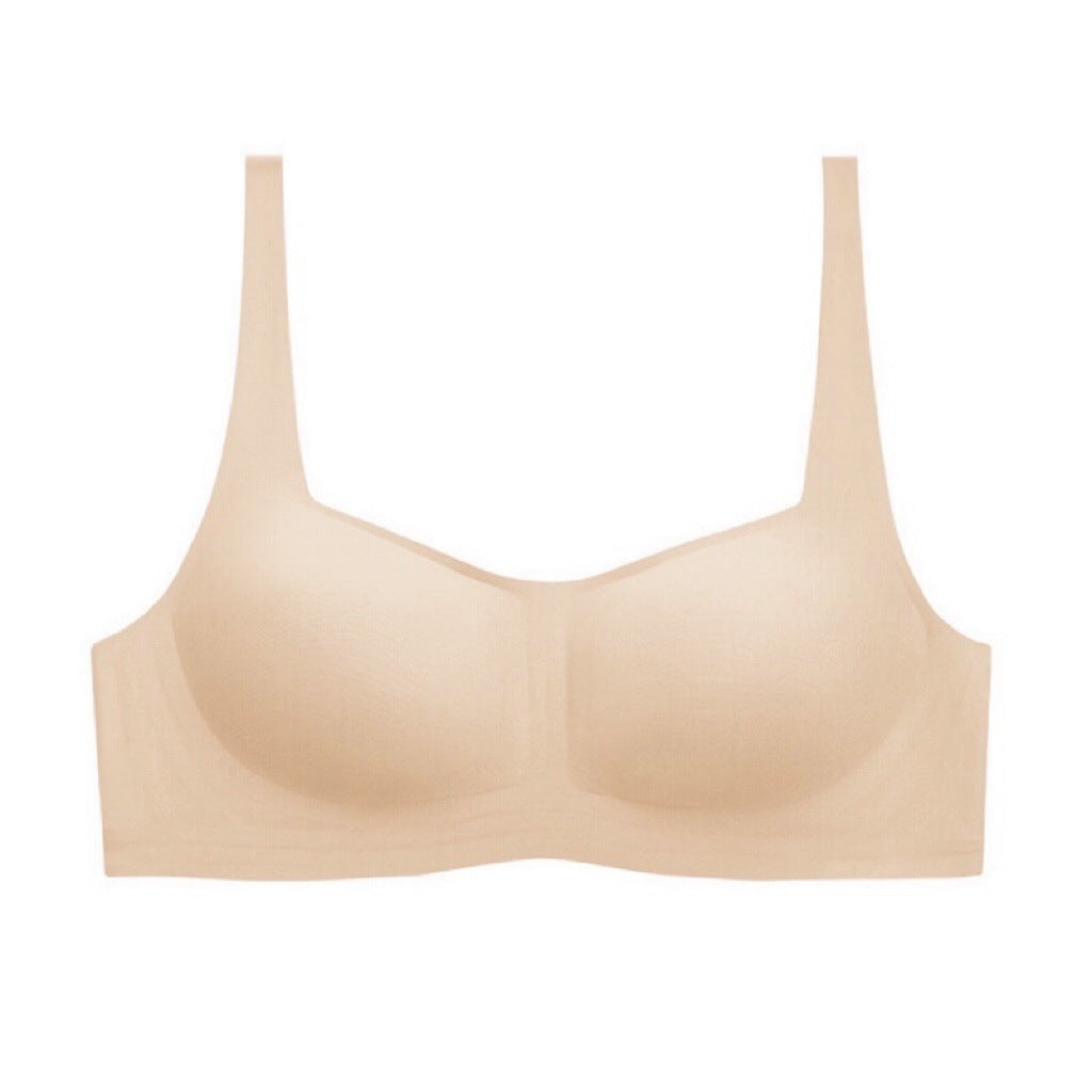 Seamless Thin Soft Support Square Collar Bra