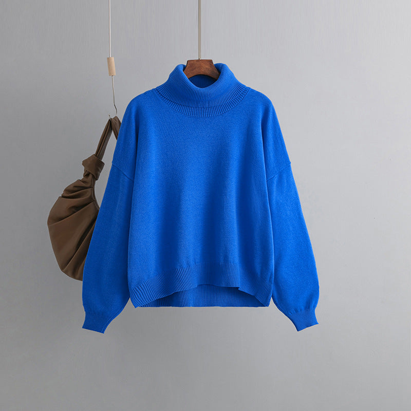 Pull court en tricot ample