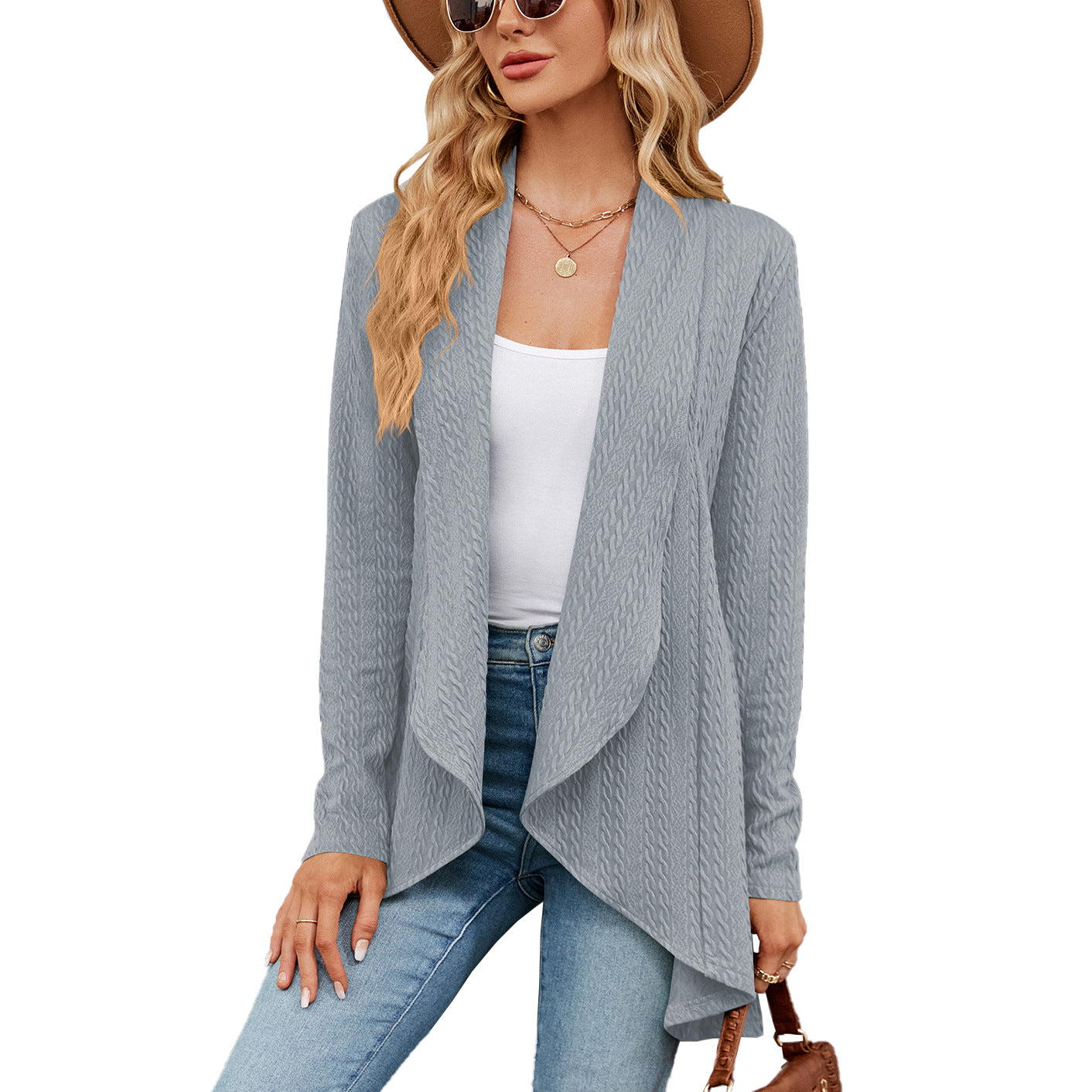 Casual Long Sleeve Knitted Coat Cardigan