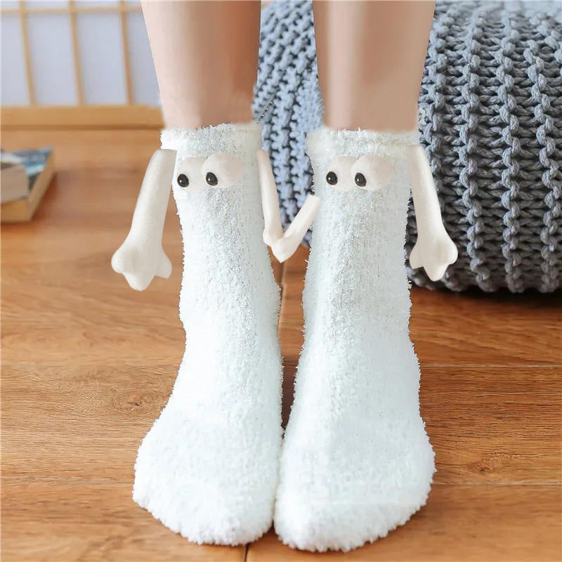 Christmas 3D Magnetic Couple Socks