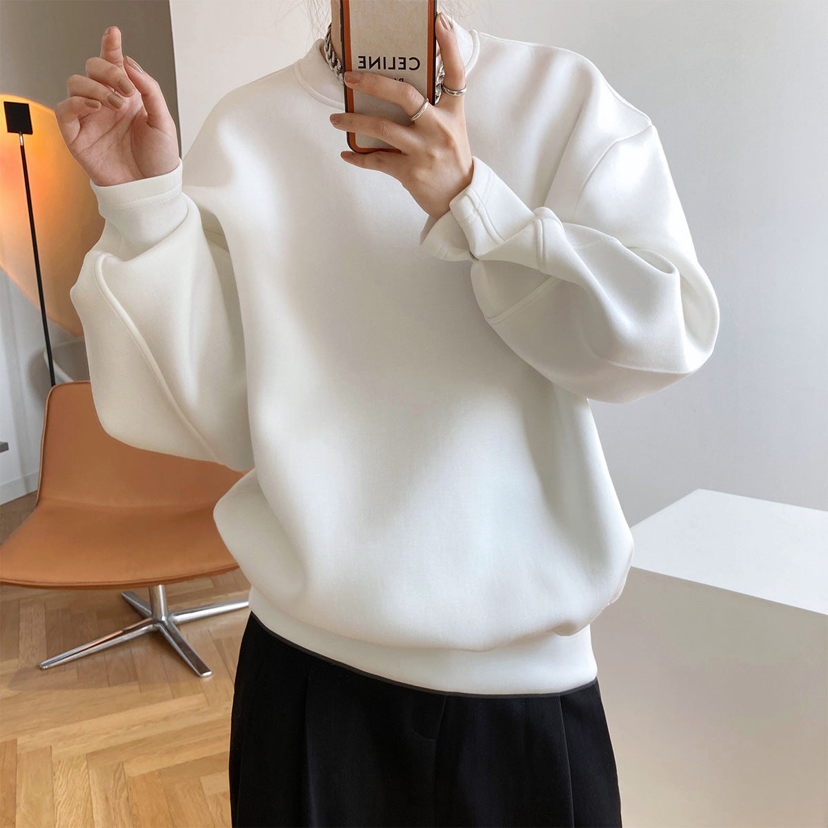 Thin Loose Idle Air Layer Sweatshirt