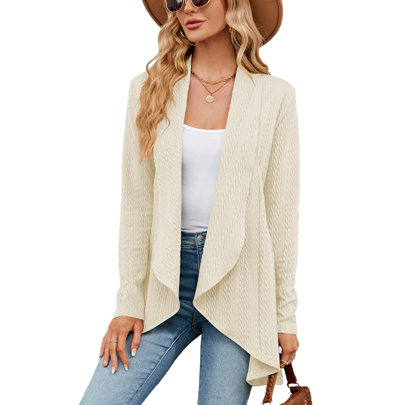 Casual Long Sleeve Knitted Coat Cardigan