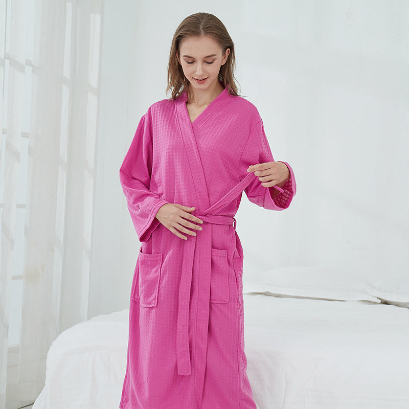 Sauna Thin Long Bathrobe