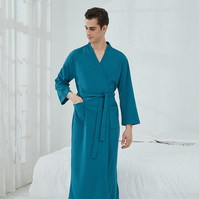 Sauna Thin Long Bathrobe