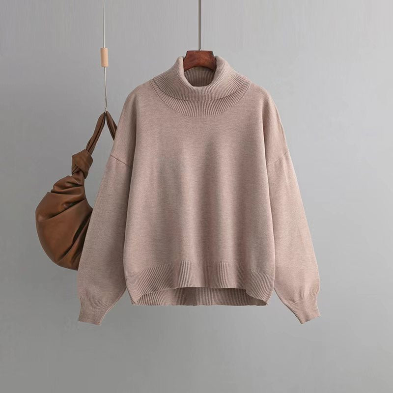 Pull court en tricot ample