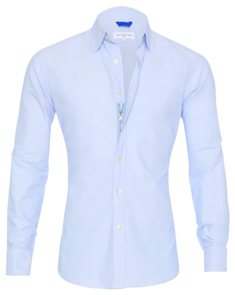 Oxford Stretch Zip Shirt