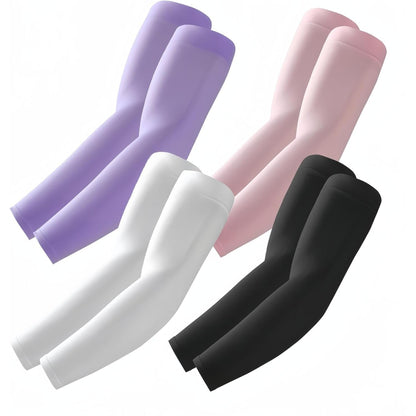 Pack Of 4 Cooling UV Sun Sleeves For Men And Women