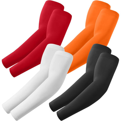 Pack Of 4 Cooling UV Sun Sleeves For Men And Women