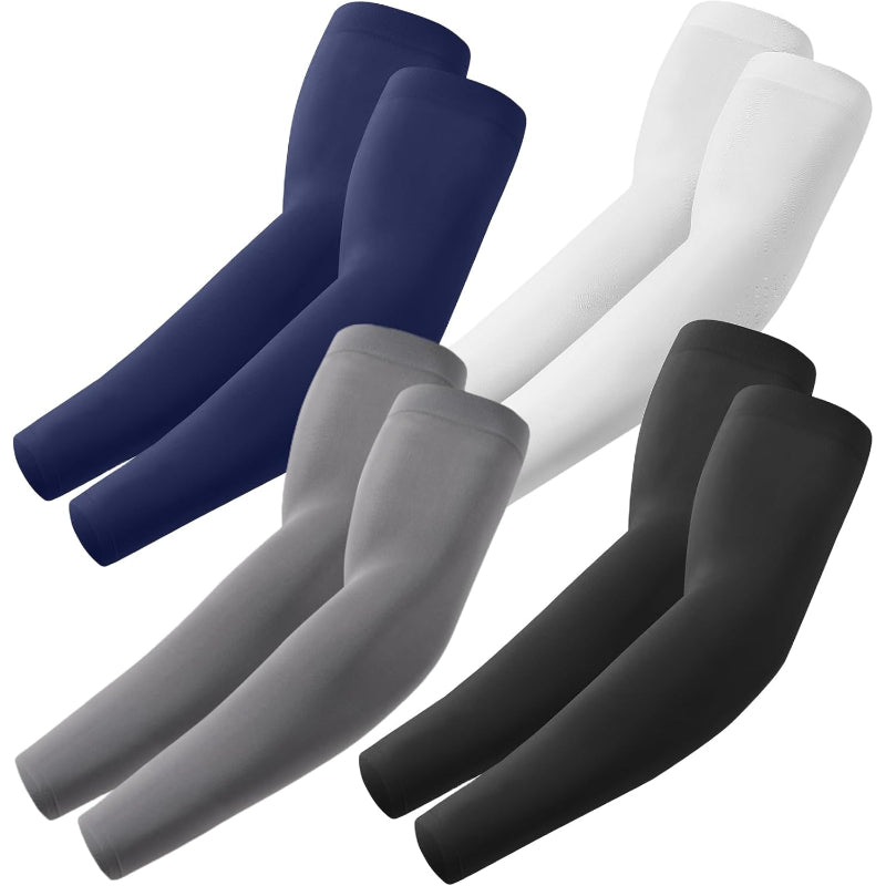 Pack Of 4 Cooling UV Sun Sleeves For Men And Women