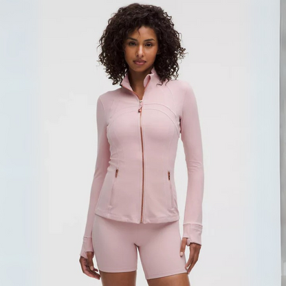Contoured Zip Jacket For Everyday Fitness And Style