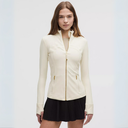 Contoured Zip Jacket For Everyday Fitness And Style