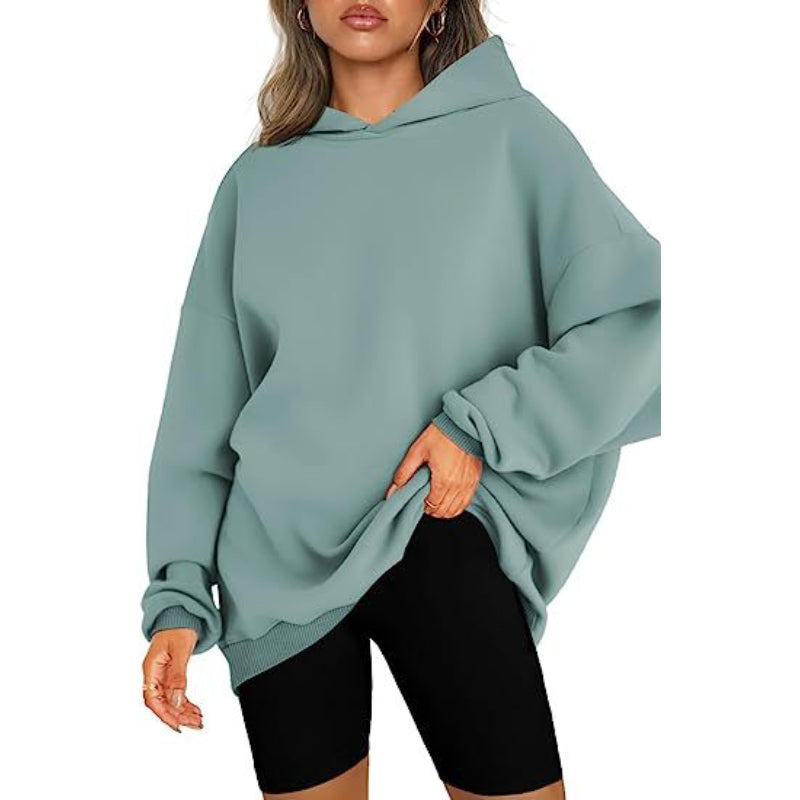 Casual Pullover Oversized Loose Brushed Hoodie