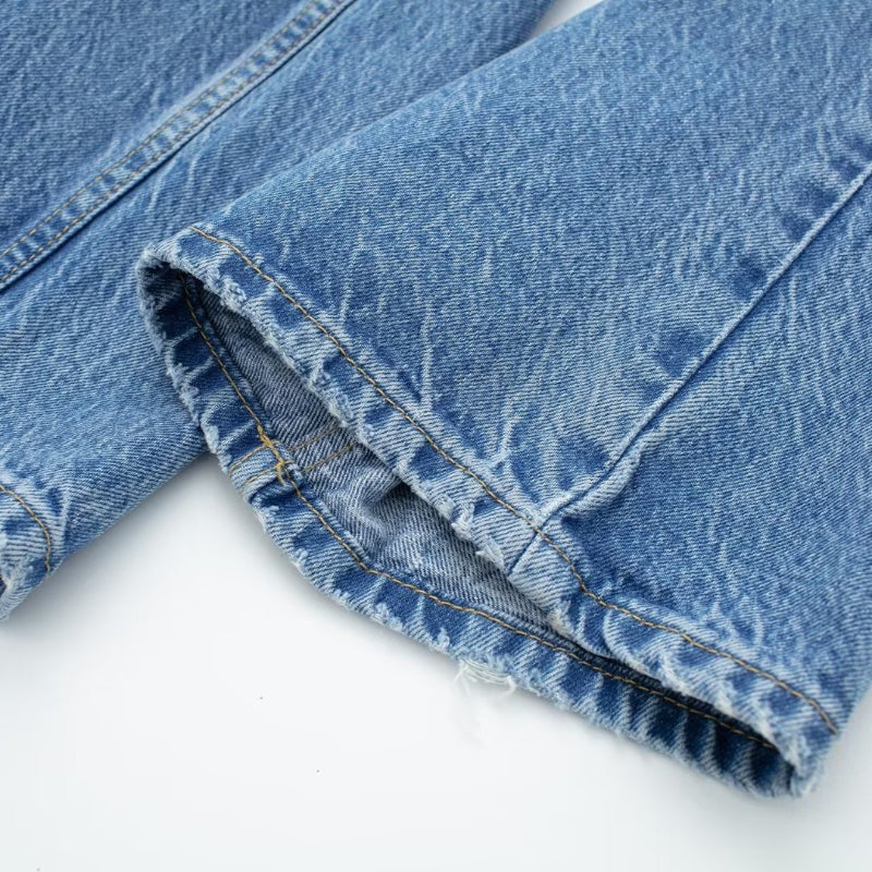 Jeans mit entspannter Elastizität und geradem Schnitt