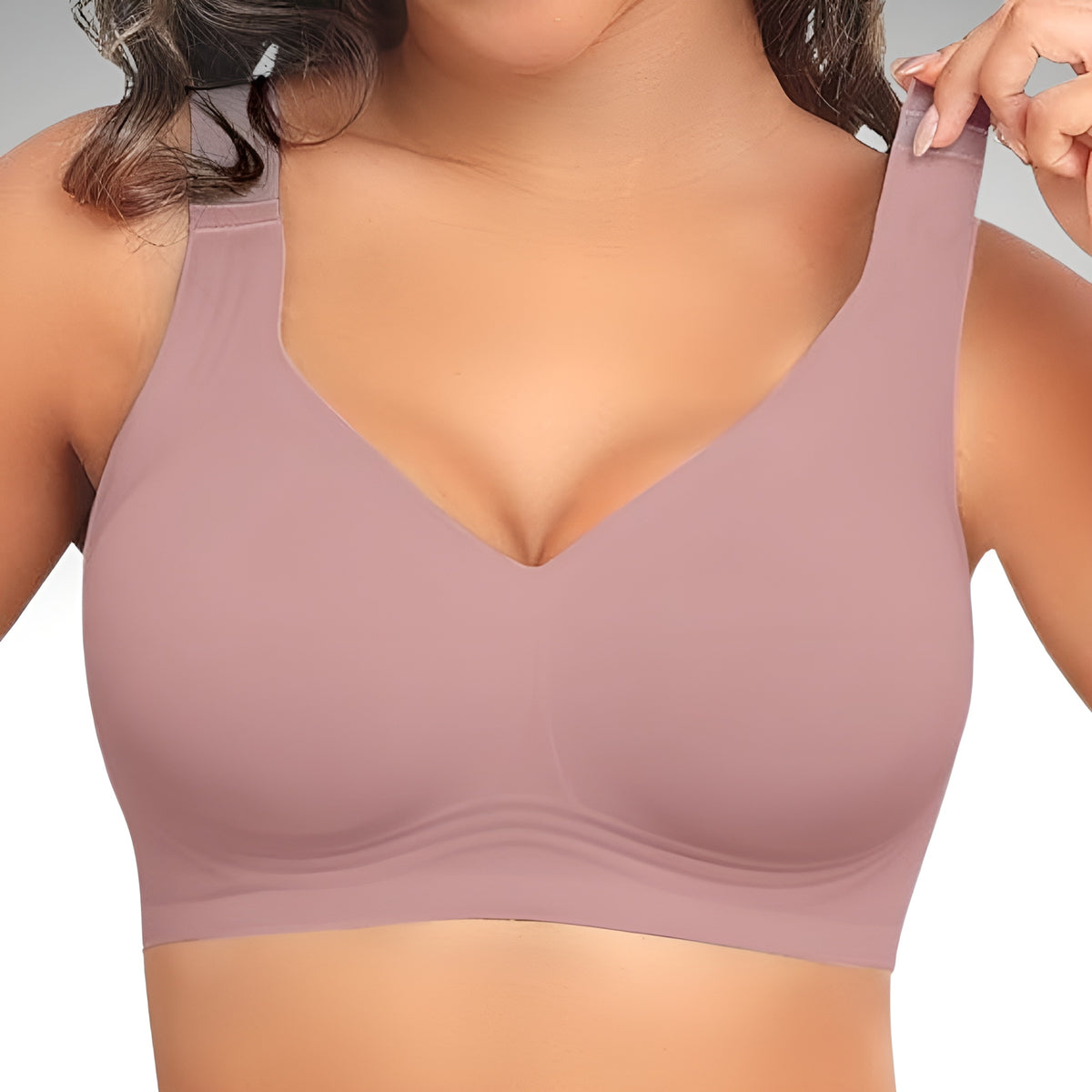 Seamless Wireless Support Bra
