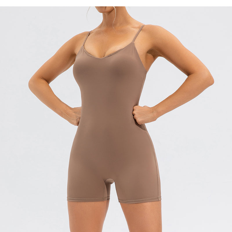 Seamless Air Yoga Romper