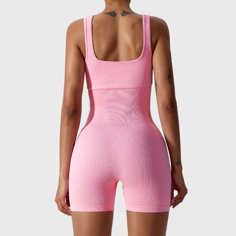 Seamless High Elastic Yoga Romper