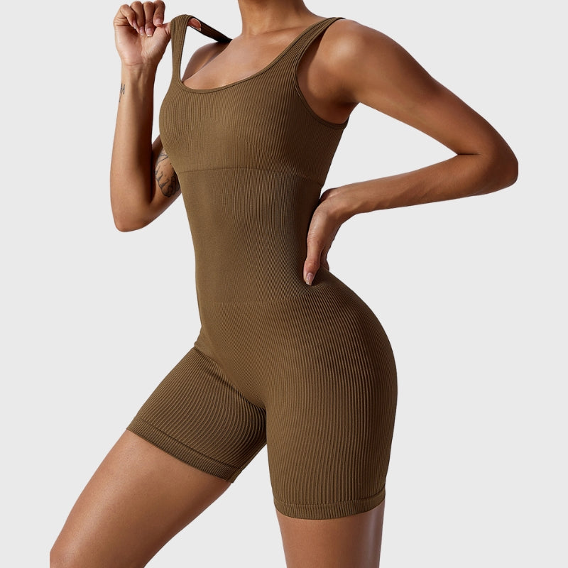 Seamless High Elastic Yoga Romper