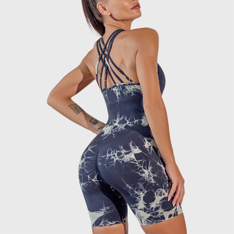 Seamless Multiple Strap Fitness Romper