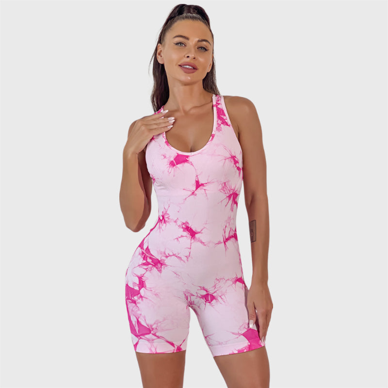 Seamless Multiple Strap Fitness Romper