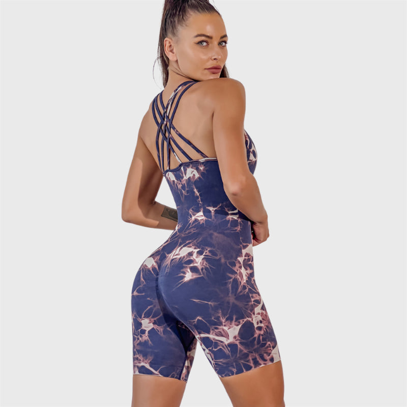 Seamless Multiple Strap Fitness Romper