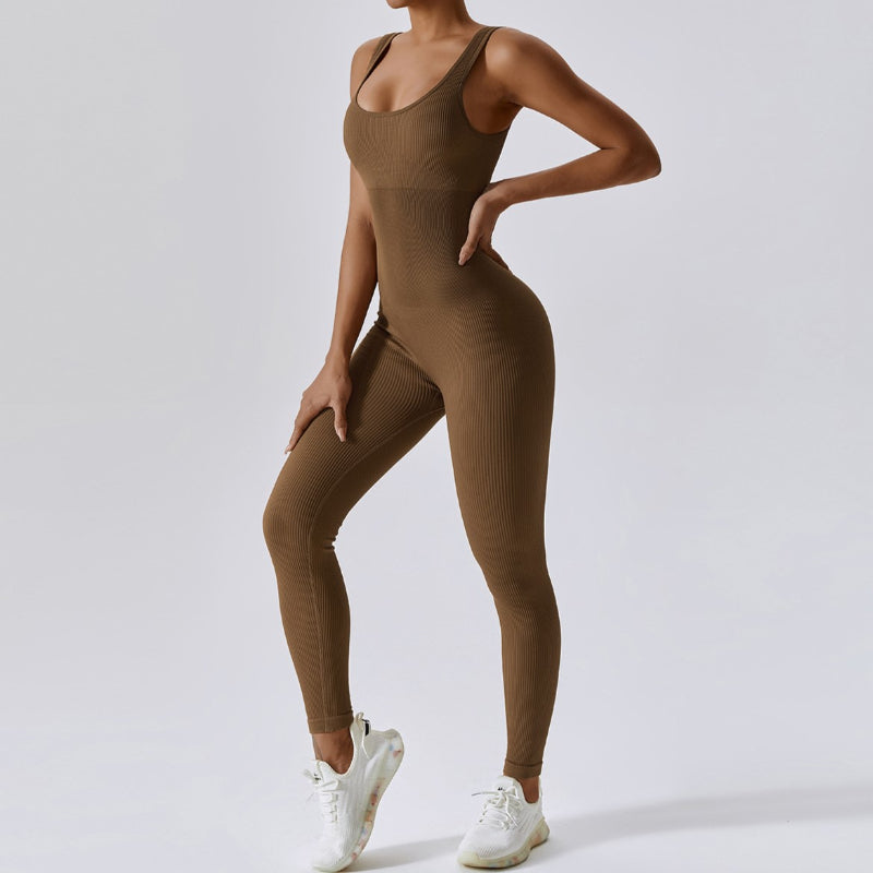 Seamless Slim Fit Dance Jumpsuit