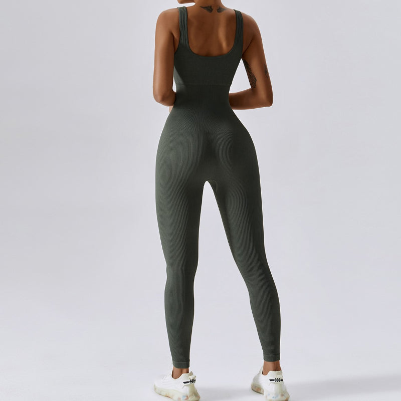 Seamless Slim Fit Dance Jumpsuit